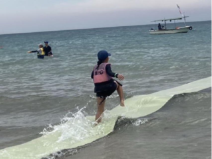 海上ポージング