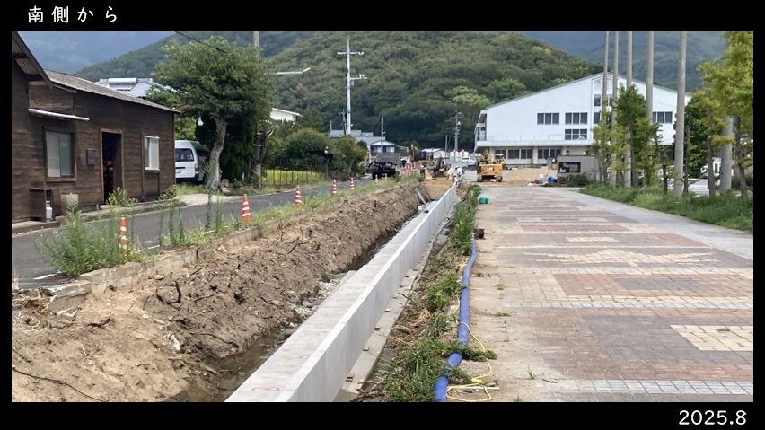 町道小高西線改良工事の写真