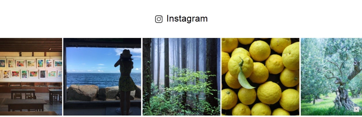 インスタグラム企画への投稿写真が並んでいる画像