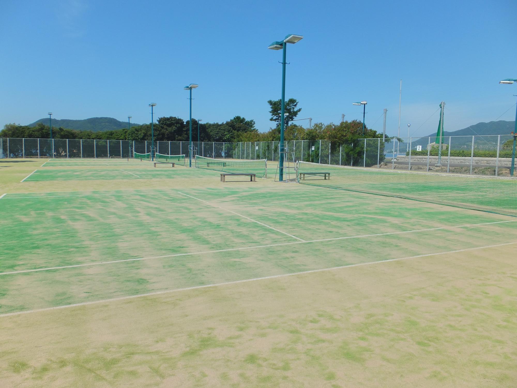 内海総合運動公園テニスコート