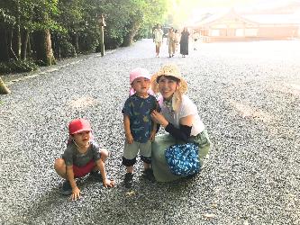 田中家の家族旅行写真