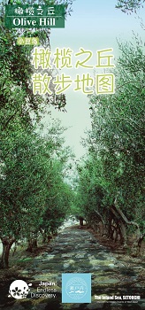 オリーブの丘散策マップ簡体字版の画像